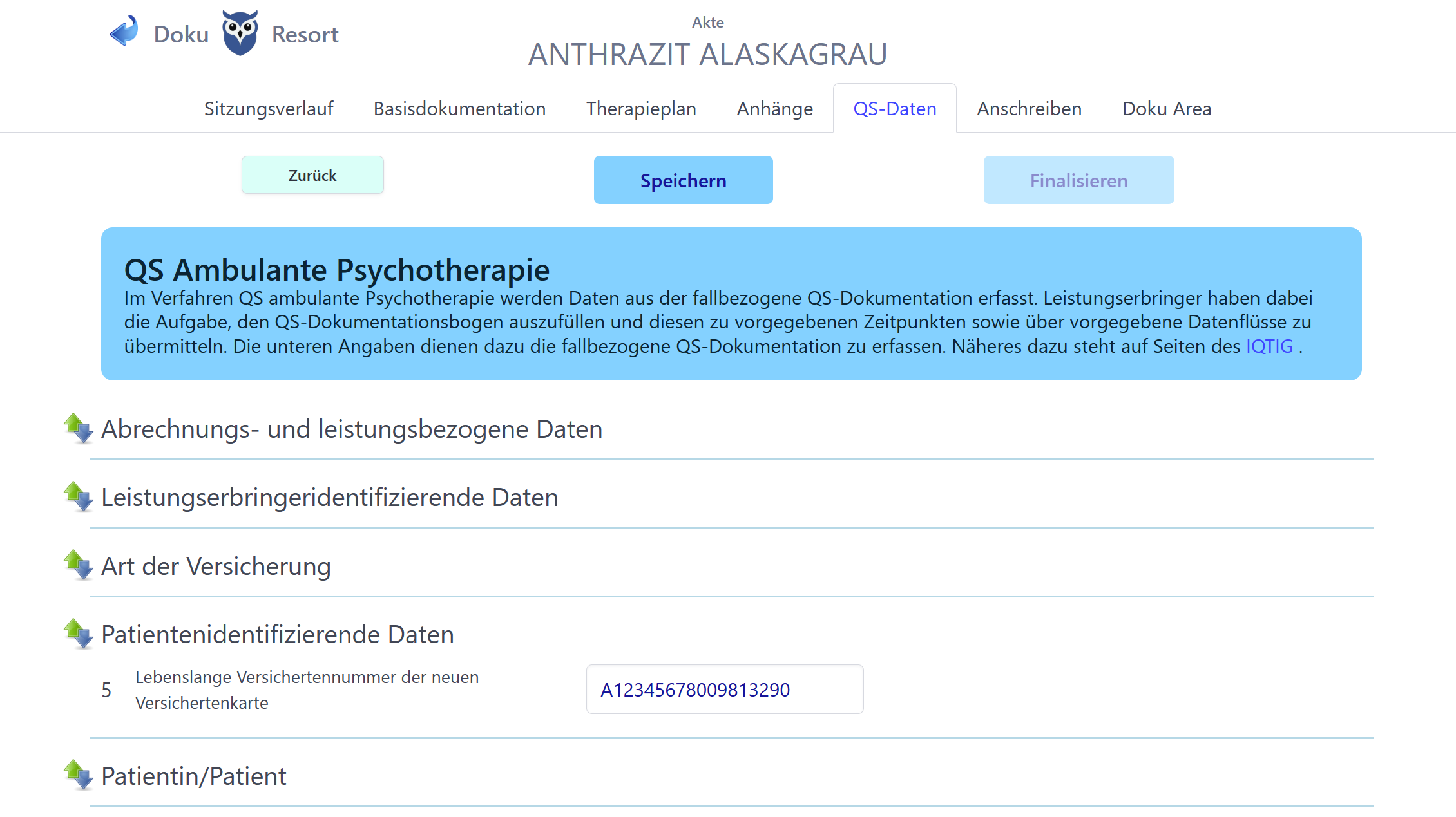 QS-Daten Apsy