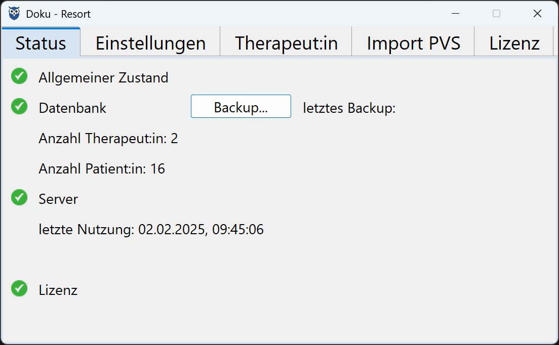 Windows App (Webserver verwalten)